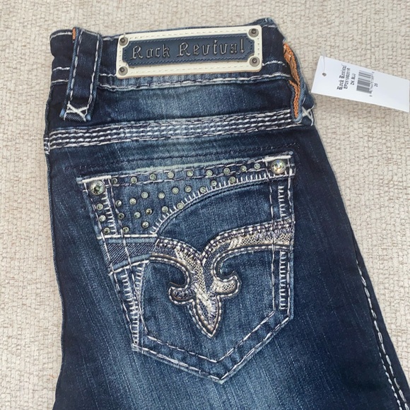 NWT Rock Revival Skinny Jeans - Picture 3 of 5